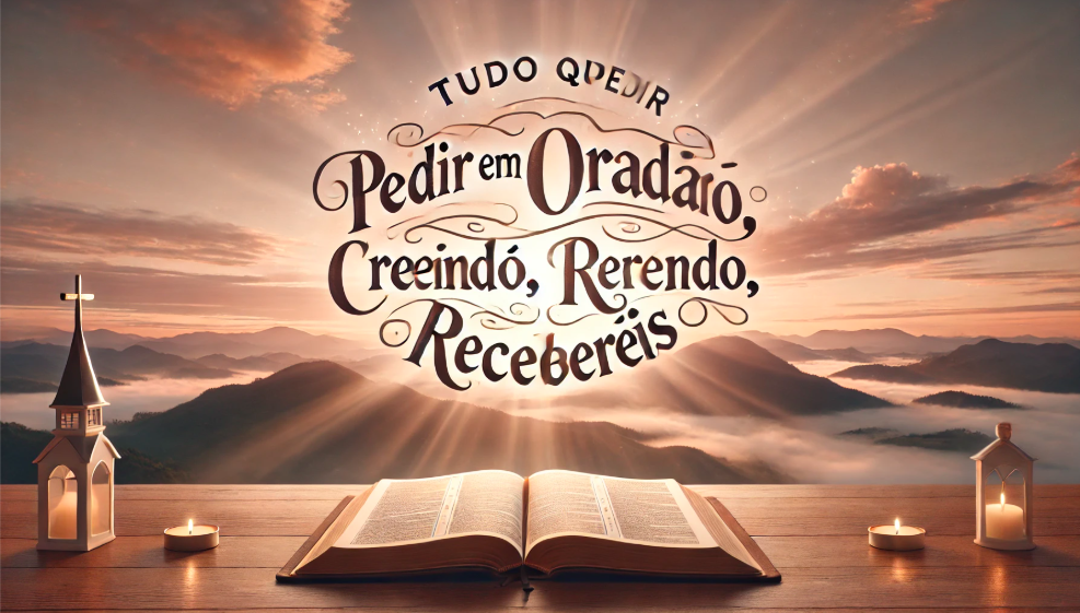 Tudo Que Pedir Em Oração, Crendo, Recebereis!