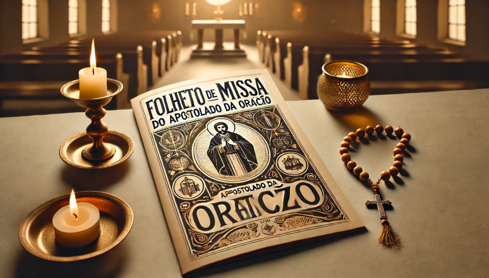 Folheto De Missa Do Apostolado Da Oração – Baixe Já!